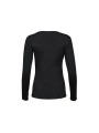TEE JAYS LADIES LONG SLEEVE INTERLOCK TEE noir personnalisable