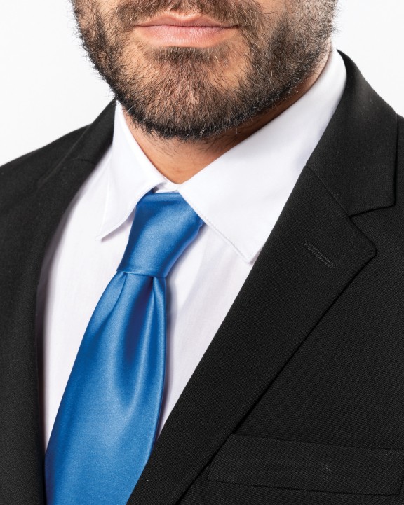 KARIBAN Satin Krawatte Bandana, Schal, Krawatte personalisierbar