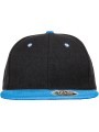 RESULT Casquette Bronx bicolore black/azure blue personnalisable