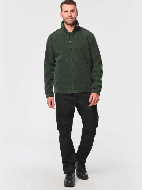 Laines polaires à personnaliser WK. DESIGNED TO WORK Veste micropolaire zippée homme 