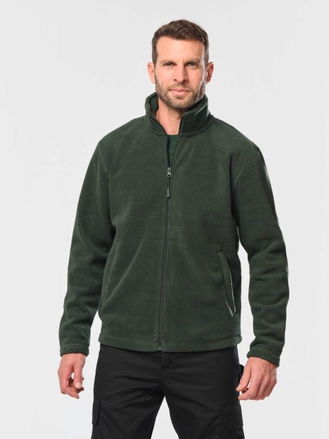 Laines polaires à personnaliser WK. DESIGNED TO WORK Veste micropolaire zippée homme 