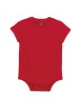 KARIBAN Body manches courtes bébé rouge personnalisable