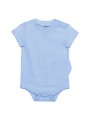 KARIBAN Body manches courtes bébé bleu ciel personnalisable