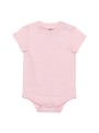 KARIBAN Body manches courtes bébé rose pâle personnalisable