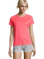 T-Shirts à personnaliser SOL'S Sporty Women FLUORESCENT CORAL