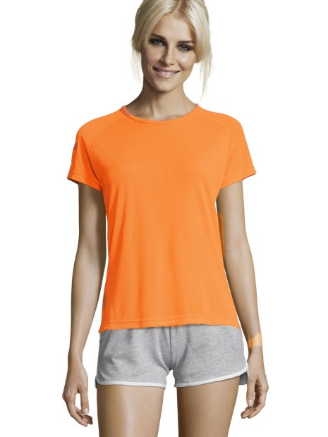 T-Shirts à personnaliser SOL'S Sporty Women orange neon