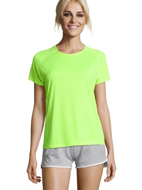 T-Shirts à personnaliser SOL'S Sporty Women jaune néon