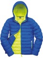 RESULT Doudoune homme Snowbird Ocean Blue / Lime Punch personnalisable