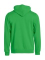 CLIQUE Basic Hoody Full Zip vert pomme personnalisable