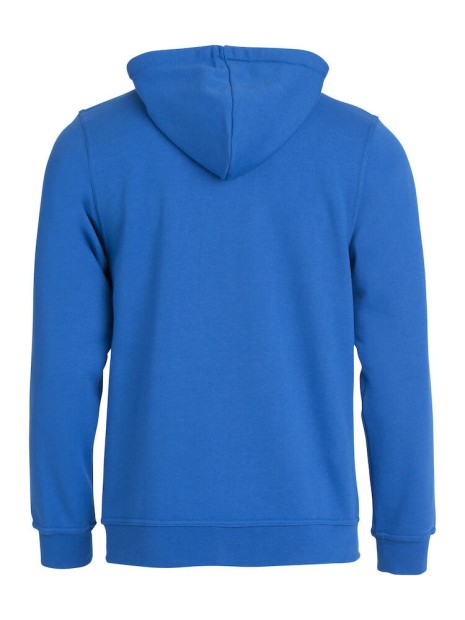 CLIQUE Basic Hoody Full Zip bleu royal personnalisable