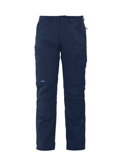 PROJOB 2514 PANTALON SERVICE A/ GENOUILLERES bleu marine personnalisable