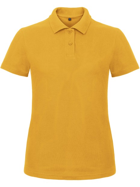 B&C Polo femme ID.001 CHILI GOLD personnalisable