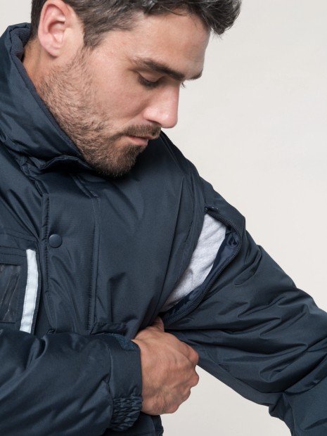 Vestes à personnaliser WK. DESIGNED TO WORK Parka workwear manches amovibles homme 