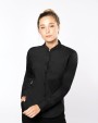 Hemd KARIBAN Damesblouse met "Mao" kraag lange mouwen voor bedrukking &amp; borduring