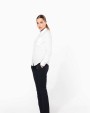 Hemd KARIBAN Damesblouse met "Mao" kraag lange mouwen voor bedrukking &amp; borduring