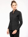 Chemises à personnaliser KARIBAN Chemise col mao manches longues femme 