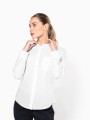 Chemises à personnaliser KARIBAN Chemise col mao manches longues femme 