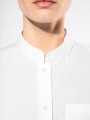 Chemises à personnaliser KARIBAN Chemise col mao manches longues femme 
