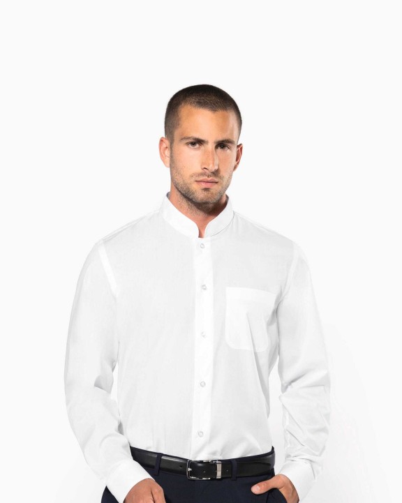 Chemise personnalisable KARIBAN Chemise col mao manches longues