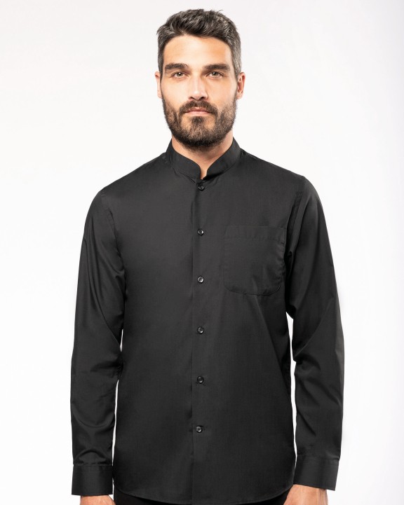 Chemise personnalisable KARIBAN Chemise col mao manches longues