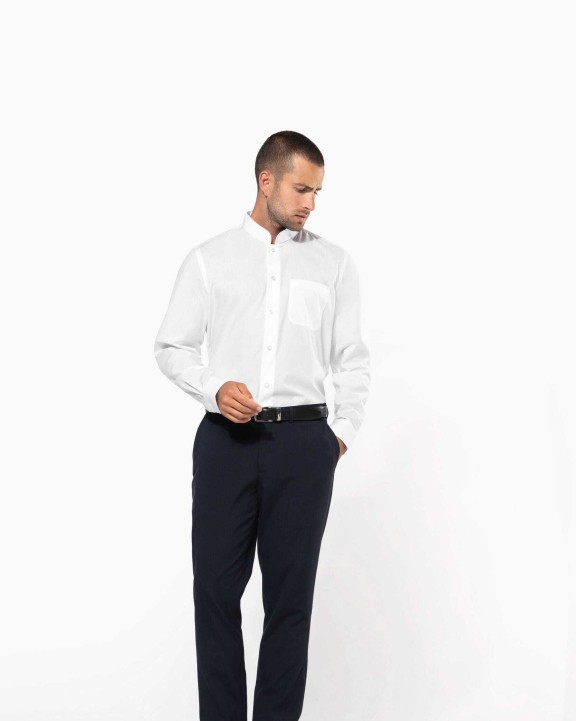 Chemise personnalisable KARIBAN Chemise col mao manches longues
