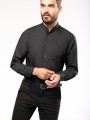 Chemises à personnaliser KARIBAN Chemise col mao manches longues 