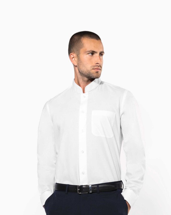 Chemise personnalisable KARIBAN Chemise col mao manches longues