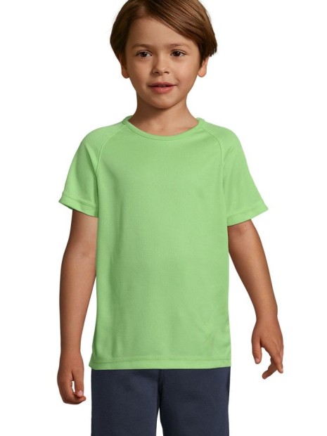 T-Shirts à personnaliser SOL'S Sporty Kids vert pomme