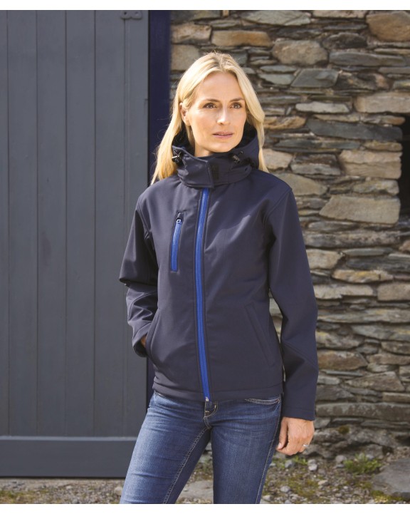 Softshell personnalisable RESULT Veste Softshell Capuche Femme TX Performance