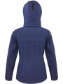 RESULT Veste Softshell Capuche Femme TX Performance marine/royal personnalisable