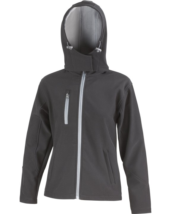 Softshell personnalisable RESULT Veste Softshell Capuche Femme TX Performance