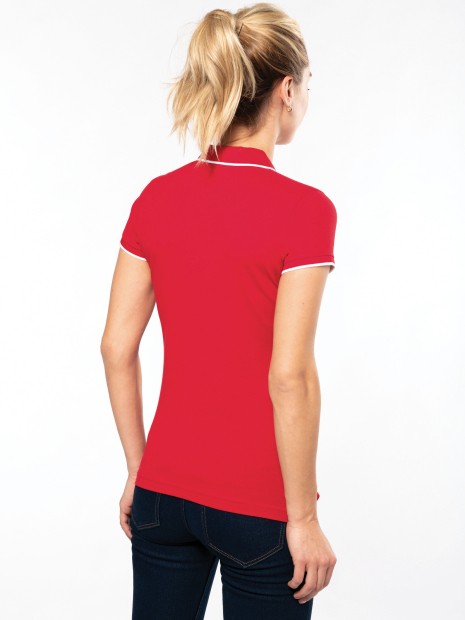 Polos à personnaliser KARIBAN Polo maille piquée manches courtes femme 