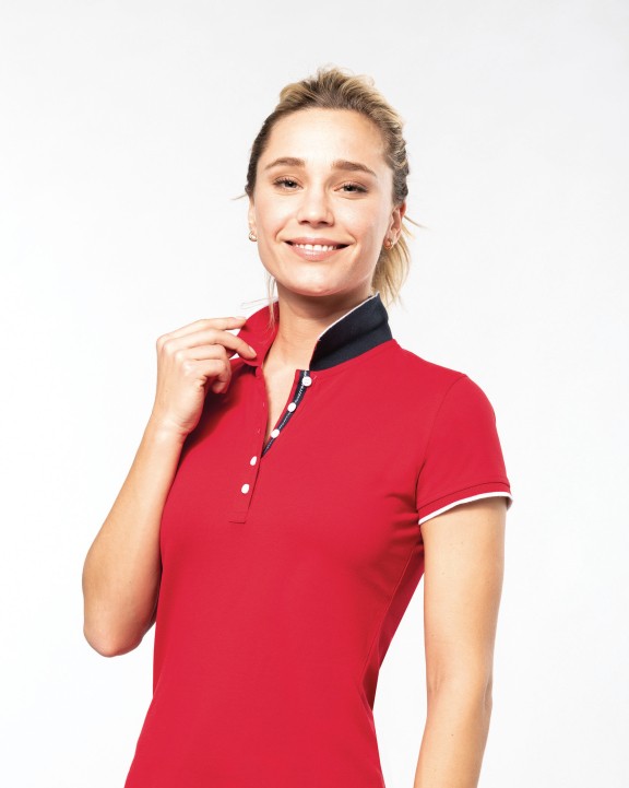 Poloshirt KARIBAN Damespolo korte mouwen voor bedrukking &amp; borduring
