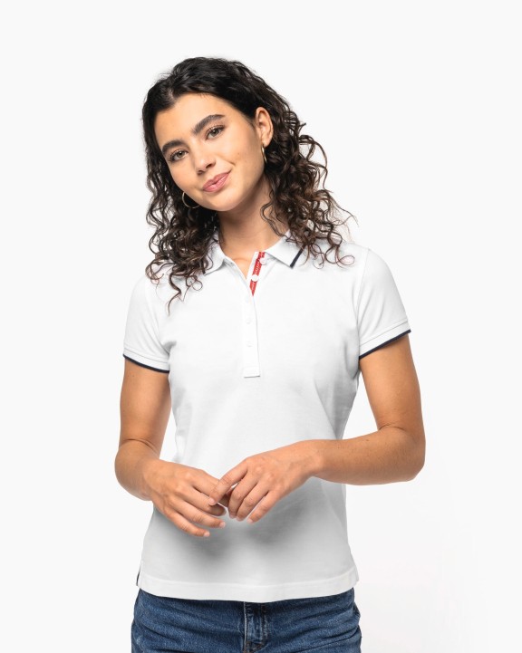 Poloshirt KARIBAN Damespolo korte mouwen voor bedrukking &amp; borduring