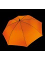 KIMOOD Parapluie de golf ouverture automatique orange/gris foncé personnalisable