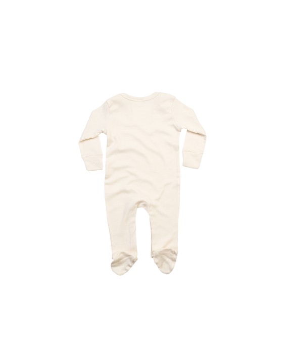 Article bébé personnalisable BABYBUGZ BABY ENVELOPE SLEEPSUIT WITH SCRATCH MITTS