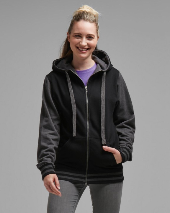 FDM Active Zip Hoodie Sweatshirt personalisierbar