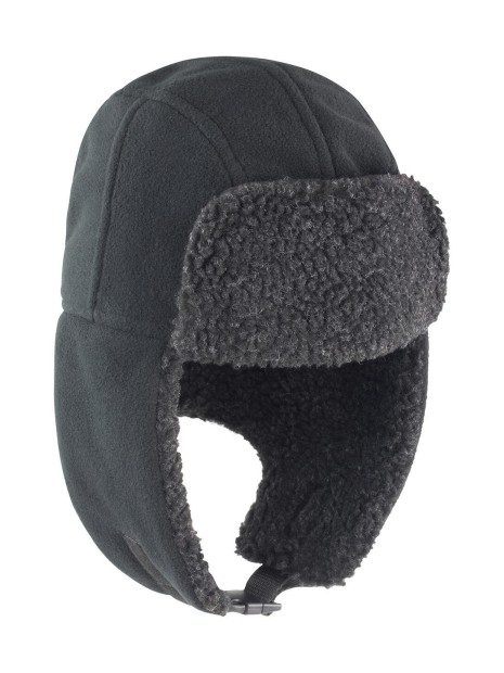 RESULT Thinsulate Sherpa Hat noir personnalisable
