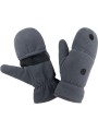 RESULT Mitaines - moufles antidérapantes gris personnalisable