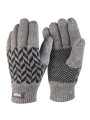 RESULT Pattern Thinsulate Glove gris/noir personnalisable