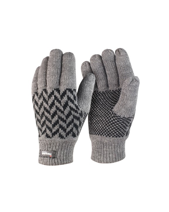 RESULT Pattern Thinsulate Glove Mütze, Schal & Handschuh personalisierbar