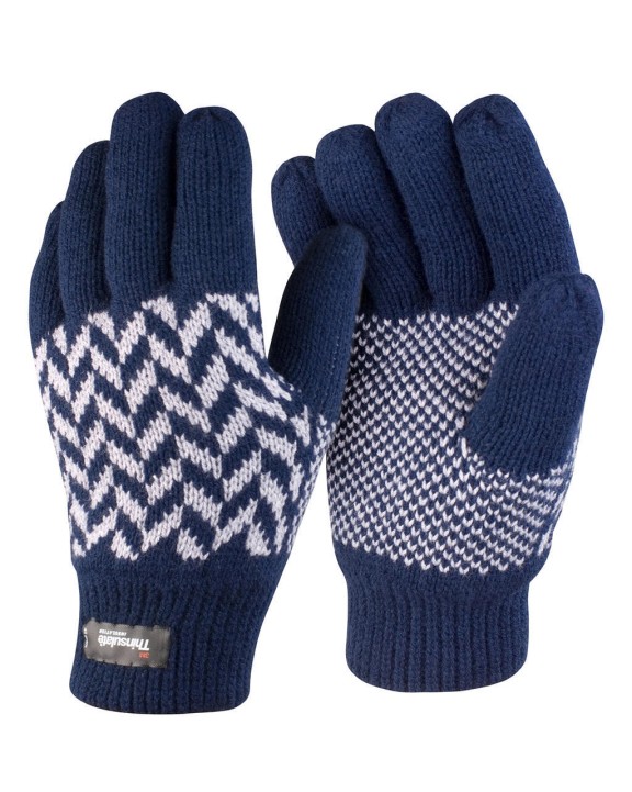 RESULT Pattern Thinsulate Glove Mütze, Schal & Handschuh personalisierbar