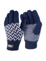 RESULT Pattern Thinsulate Glove bleu marine/gris personnalisable