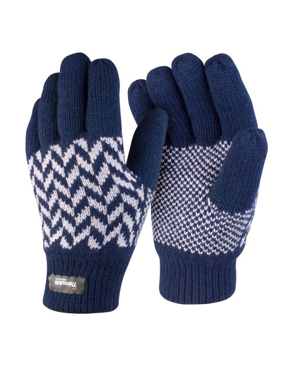 RESULT Pattern Thinsulate Glove Mütze, Schal & Handschuh personalisierbar
