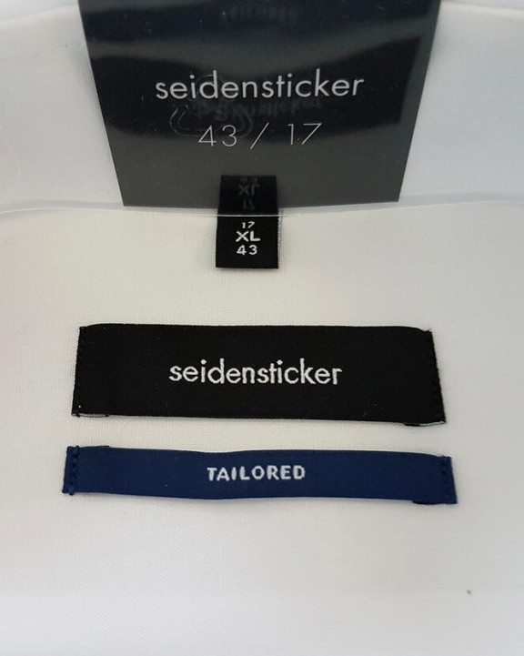 Hemd SEIDENSTICKER Seidensticker Shaped Fit 1/2 Business Kent voor bedrukking &amp; borduring