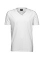 TEE JAYS FASHION V-NECK SOF TEE blanc personnalisable