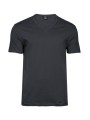TEE JAYS FASHION V-NECK SOF TEE dark grey personnalisable