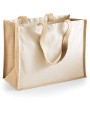 WESTFORDMILL Printers'' jute classic shopper Tote Bag personalisierbar