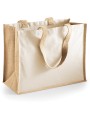 WESTFORDMILL Sac cabas classique en jute naturel personnalisable