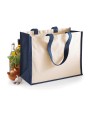 WESTFORDMILL Printers'' jute classic shopper Tote Bag personalisierbar